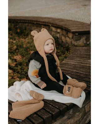 T-TOMI Cap TEDDY Brown (0-3 months)