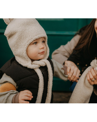 T-TOMI Cap TEDDY Cream (0-3 months)