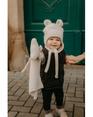 T-TOMI Cap TEDDY Cream (3-6 months)