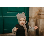 T-TOMI Cap TEDDY Grey (0-3 months)