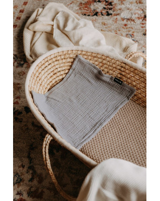 T-TOMI Muslin diaper under the head Grey