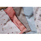 T-TOMI Muslin diaper under the head Blue