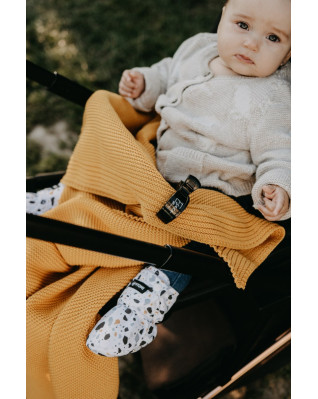 T-TOMI Knitted blanket Mustard