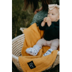 T-TOMI Knitted blanket Mustard