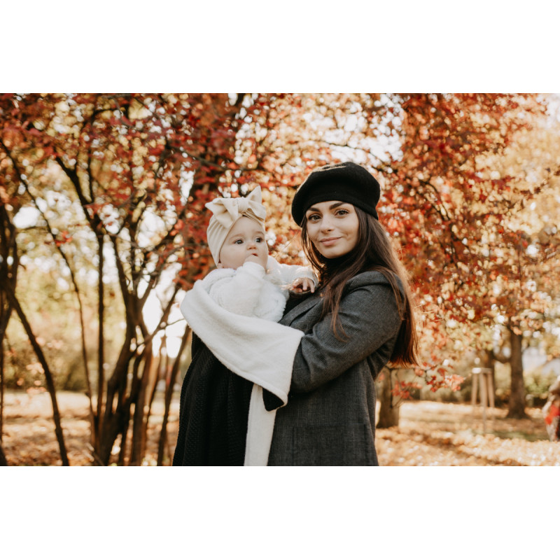 T-TOMI Knitted blanket WARM Raspberry