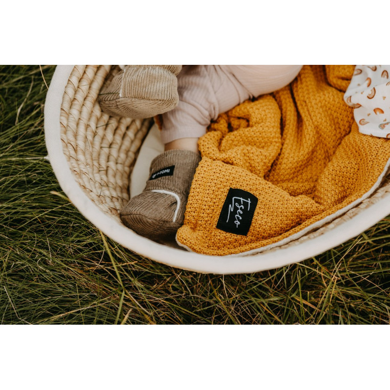 T-TOMI Knitted blanket WARM Raspberry