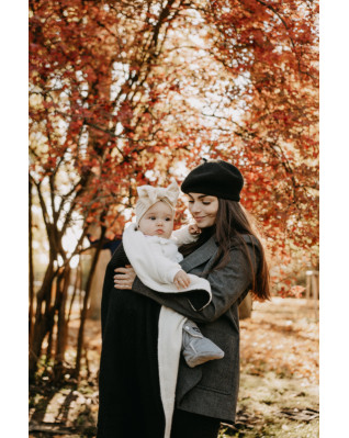 T-TOMI Knitted blanket WARM Petrol blue