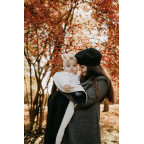 T-TOMI Knitted blanket WARM Black