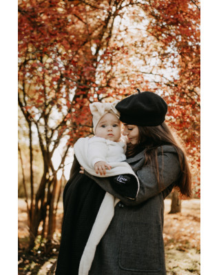 T-TOMI Knitted blanket WARM Black