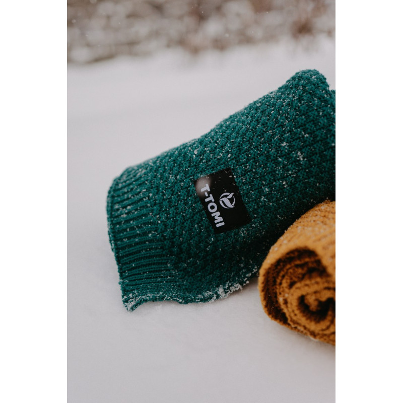 T-TOMI Knitted blanket Raspberry