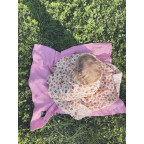 T-TOMI Knitted blanket Pink waves