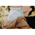 T-TOMI Knitted blanket Mocca waves