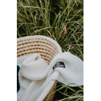 T-TOMI Knitted blanket White waves