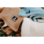 T-TOMI Knitted blanket WARM Mustard waves