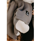 T-TOMI Knitted blanket WARM Grey waves