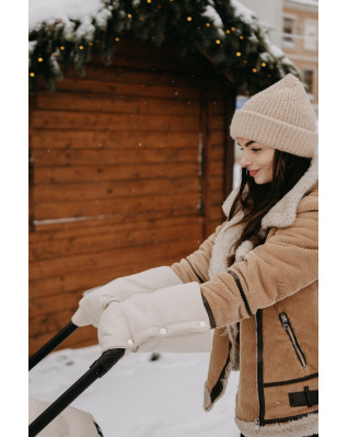 T-TOMI Winter gloves for strollers Cream