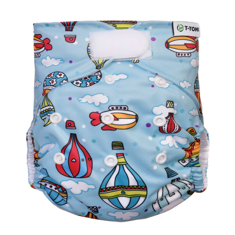 T-TOMI Pant diaper AIO - Changing set velcro Air balloons
