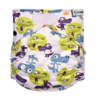 T-TOMI Pocket diaper (type AIO) - velcro Crocodiles