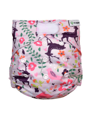 T-TOMI Pant diaper AIO - Changing set velcro Forest