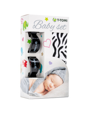 T-TOMI BABY SET - Zebra