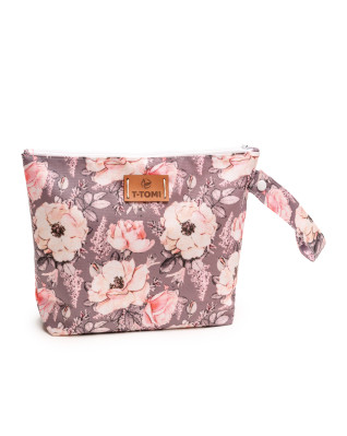 T-TOMI Big Baggie Grey flowers