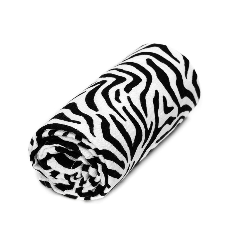 T-TOMI Bamboo towel Zebra skin