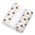T-TOMI Bamboo diapers Beige stars