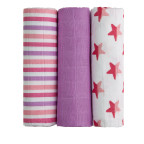 T-TOMI Bamboo diapers Pink stars