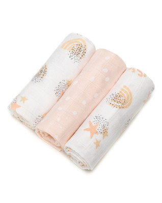 T-TOMI Bamboo diapers Rainbow