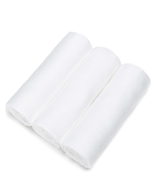 T-TOMI Bamboo diapers White 
