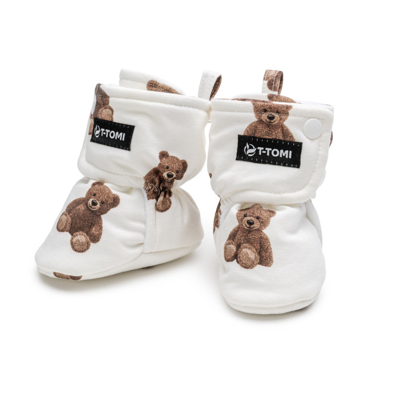 T-TOMI Booties Bears (0-3 months)