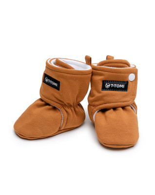T-TOMI Booties Cognac (0-3 months)