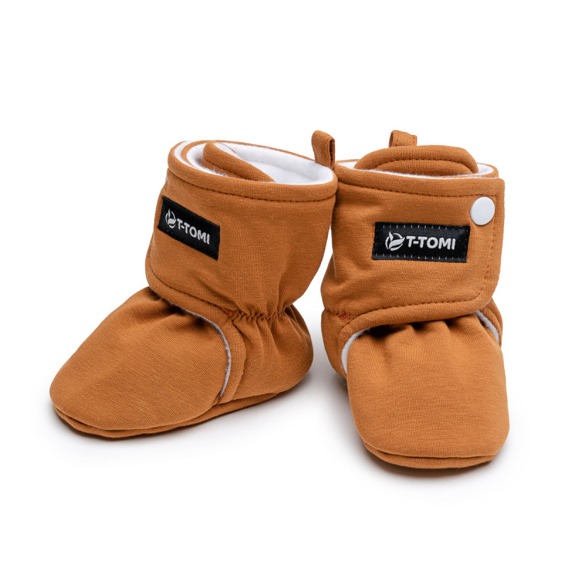 T-TOMI Booties Cognac (0-3 months)