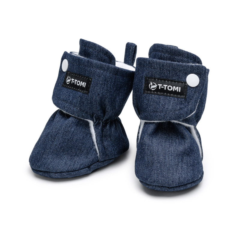 T-TOMI Booties Navy DENIM (9-12 months) 