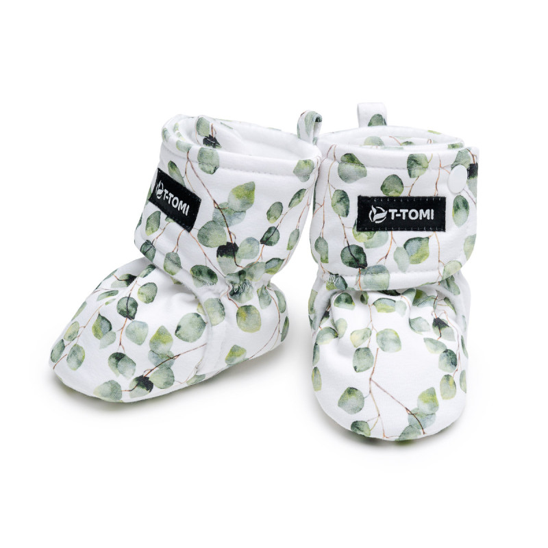 T-TOMI Booties Eucalyptus (0-3 months)