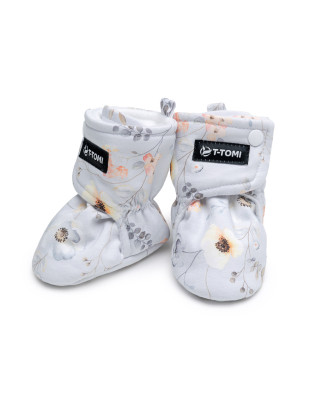 T-TOMI Booties Flowers (6-9 months)