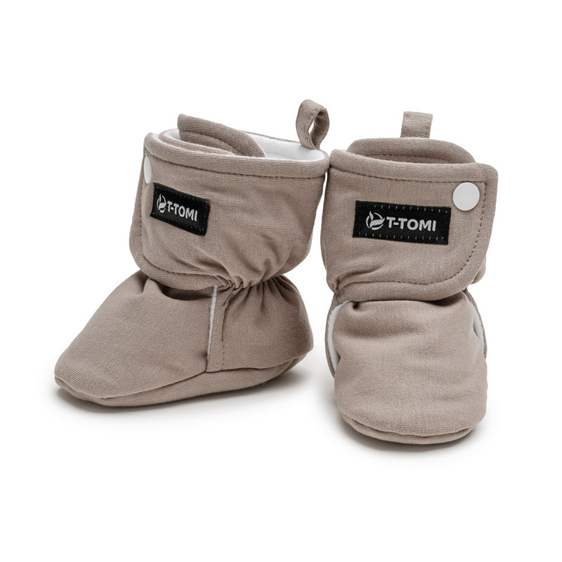 T-TOMI Booties Mocca (0-3 months)