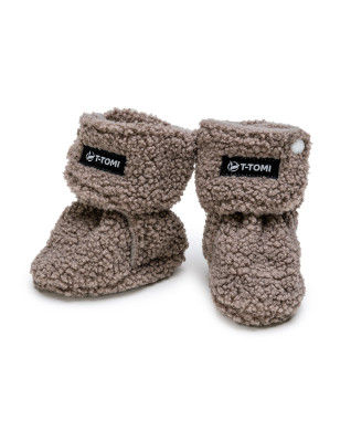 T-TOMI Booties TEDDY Grey (3-6 months) WARM