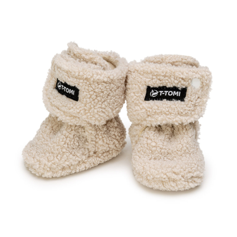 T-TOMI Booties TEDDY Cream (9-12 months) WARM