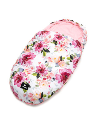 T-TOMI Footmuff Watercolor flowers