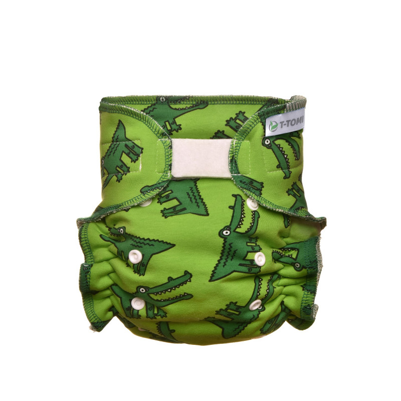 T-TOMI Pant diaper - changing set velcro Crocodiles 