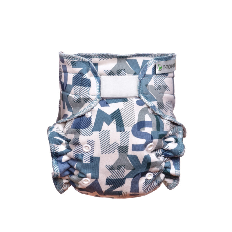 T-TOMI Pant diaper - changing set velcro Green Alphabet   