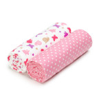 T-TOMI Cloth towels Pink snails