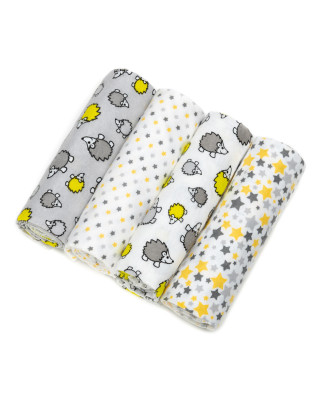 T-TOMI Cloth diapers Grey hedgehogs