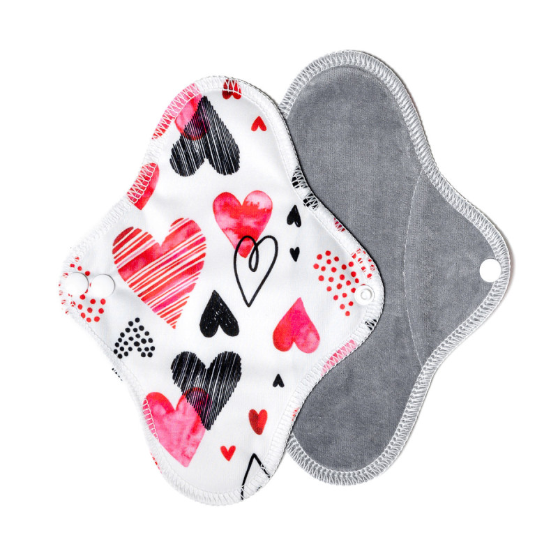 T-TOMI Cloth sanitary pad DAY Hearts