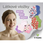 T-TOMI Cloth sanitary pad INTIM Pink stars