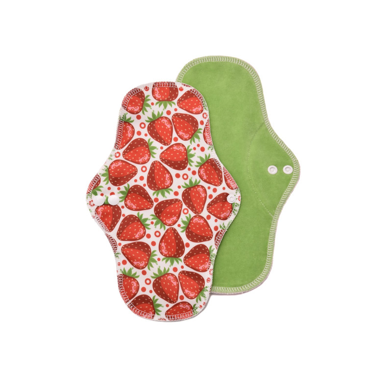 T-TOMI Cloth sanitary pad NIGHT Strawberries
