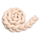 T-TOMI Braided crib bumpers 220 cm Beige