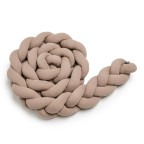 T-TOMI Braided crib bumpers 360 cm Mocca