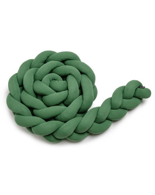 T-TOMI Braided crib bumpers 180 cm Olive
